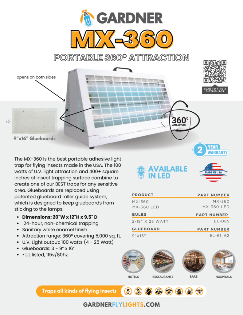 MX-360 Portable Insect Light Trap