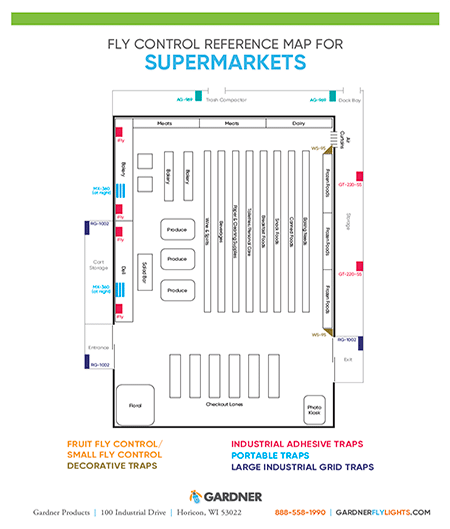 Supermarkets Map
